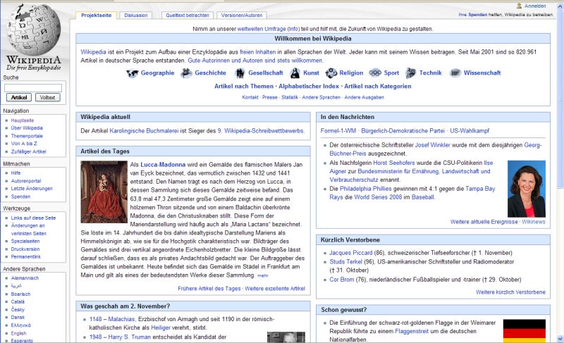 http://de.wikipedia.org/wiki/Wikipedia:Hauptseite